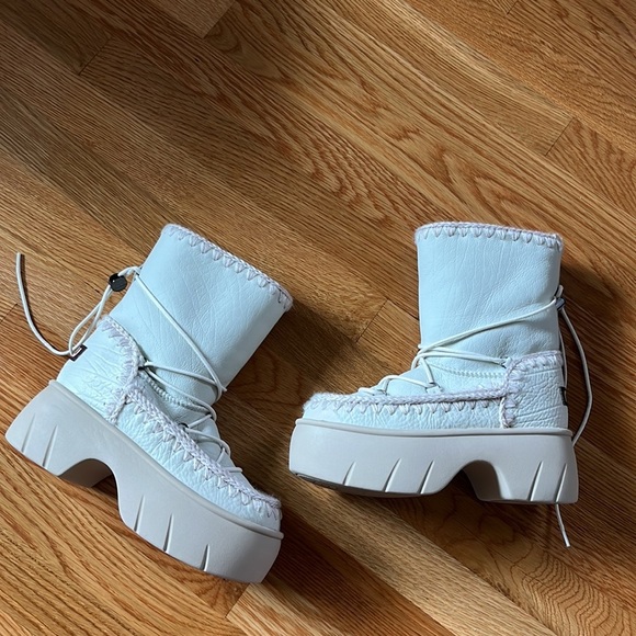 Free People MOU Lunar Landing Snow Platform Boots Size/38 - US 7 - Picture 6 of 16